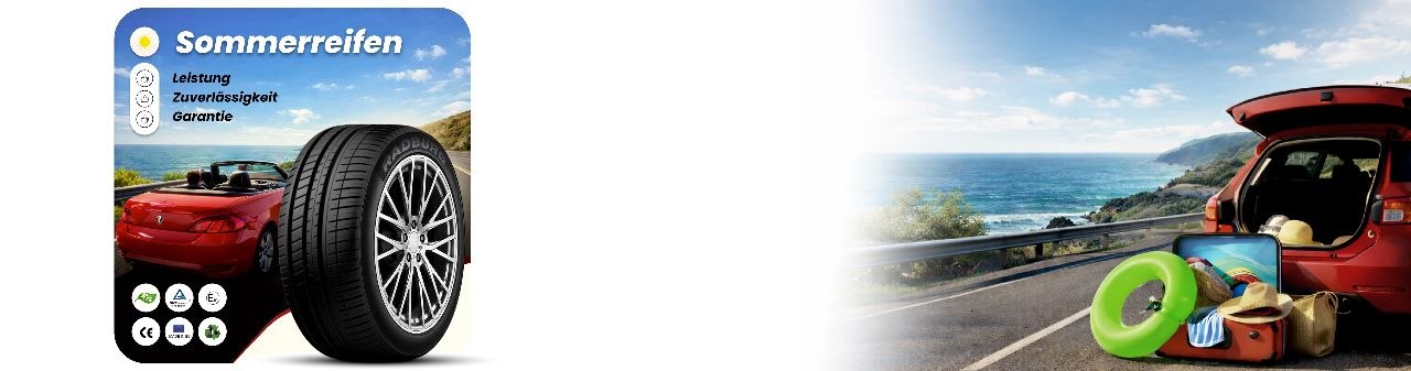 Radburg Sommerreifen-Aktion – reduzierte Preise für neue und runderneuerte Reifen